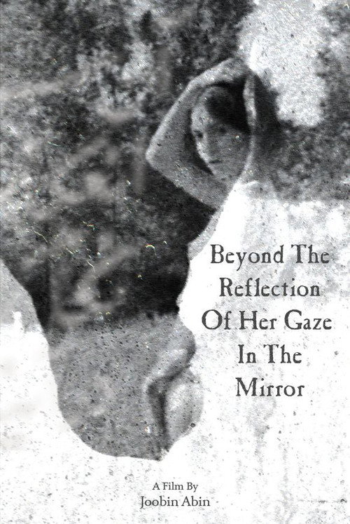 Beyond the reflection of her gaze in the mirror